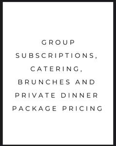Group and Corporate Packages